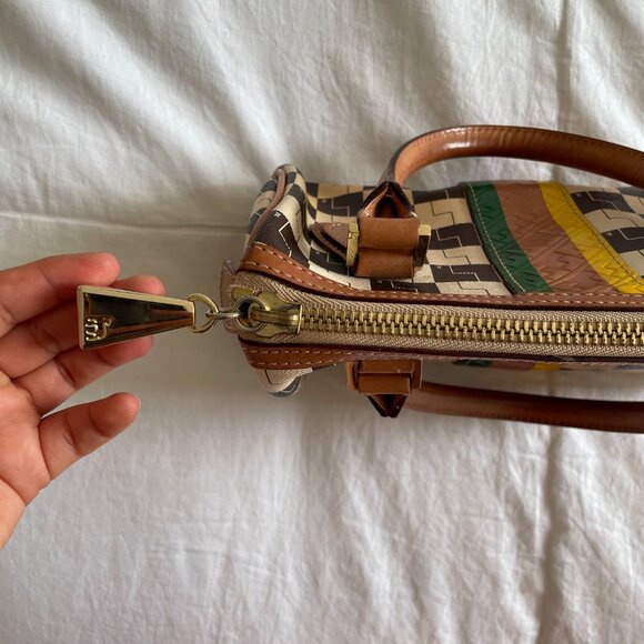 L.A.M.B. Gwen Stefani Checkered Ombré Leather Bag - Picture 5 of 8